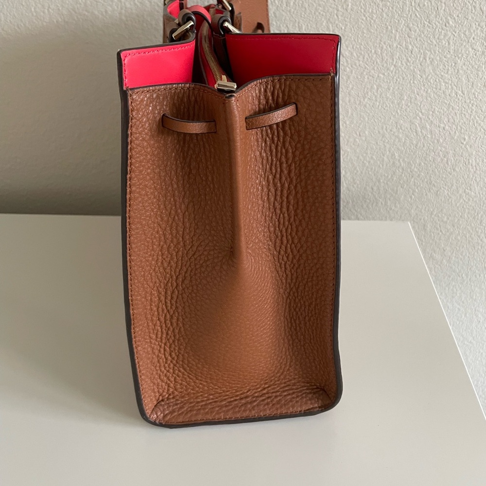 Kate Spade brown leather tote - Picture 5 of 7